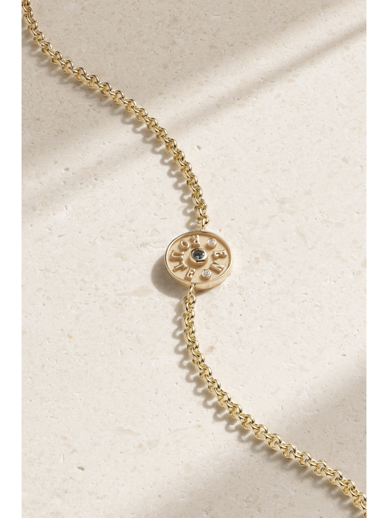 Marlo Laz Wee En Route 14-karat Gold, Alexandrite And Diamond Bracelet In Gold