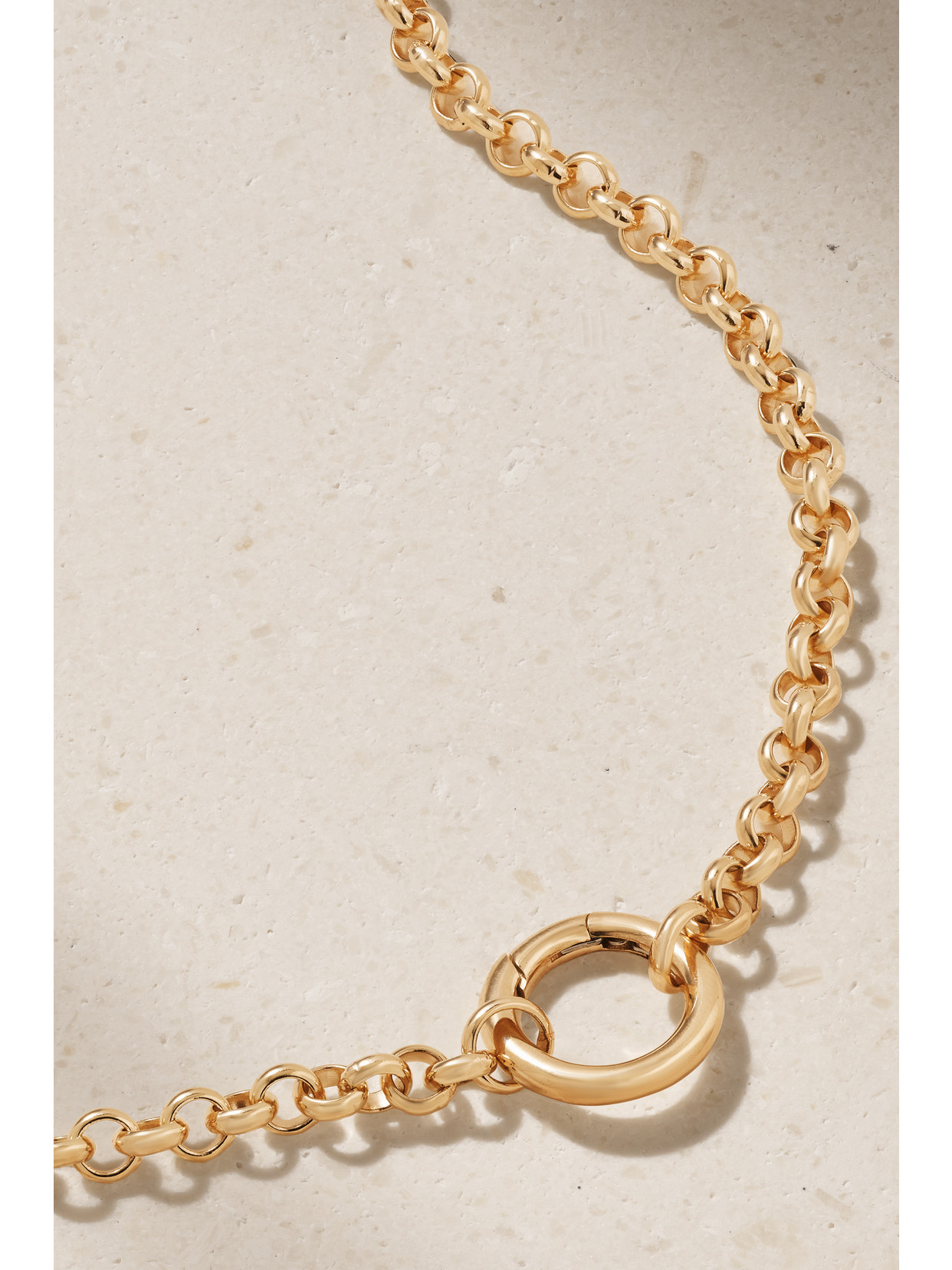 Shop Marlo Laz 4.0 Rolo 14-karat Gold Necklace