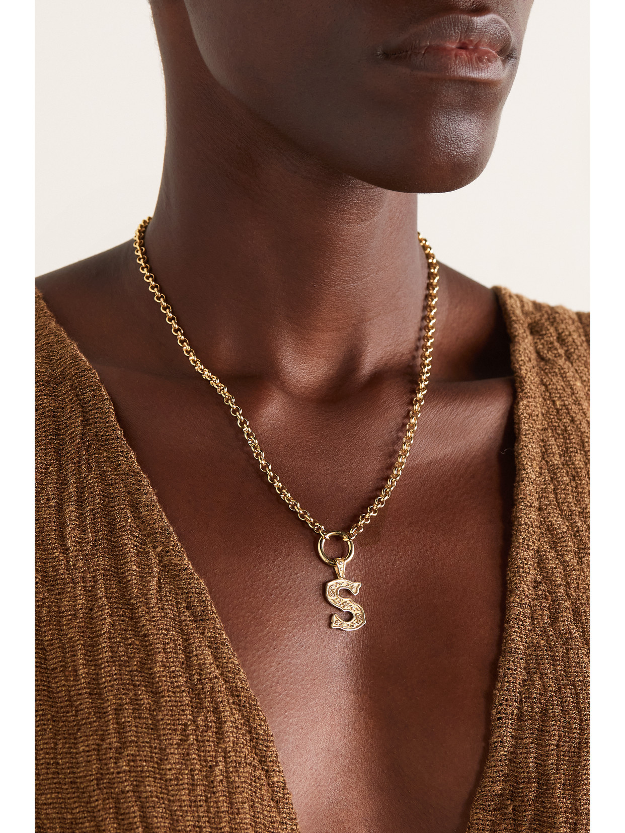 Shop Marlo Laz 4.0 Rolo 14-karat Gold Necklace