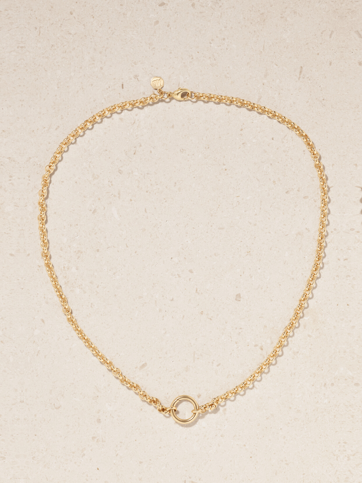 Marlo Laz - 4.0 Rolo 14-karat Gold Necklace - One size