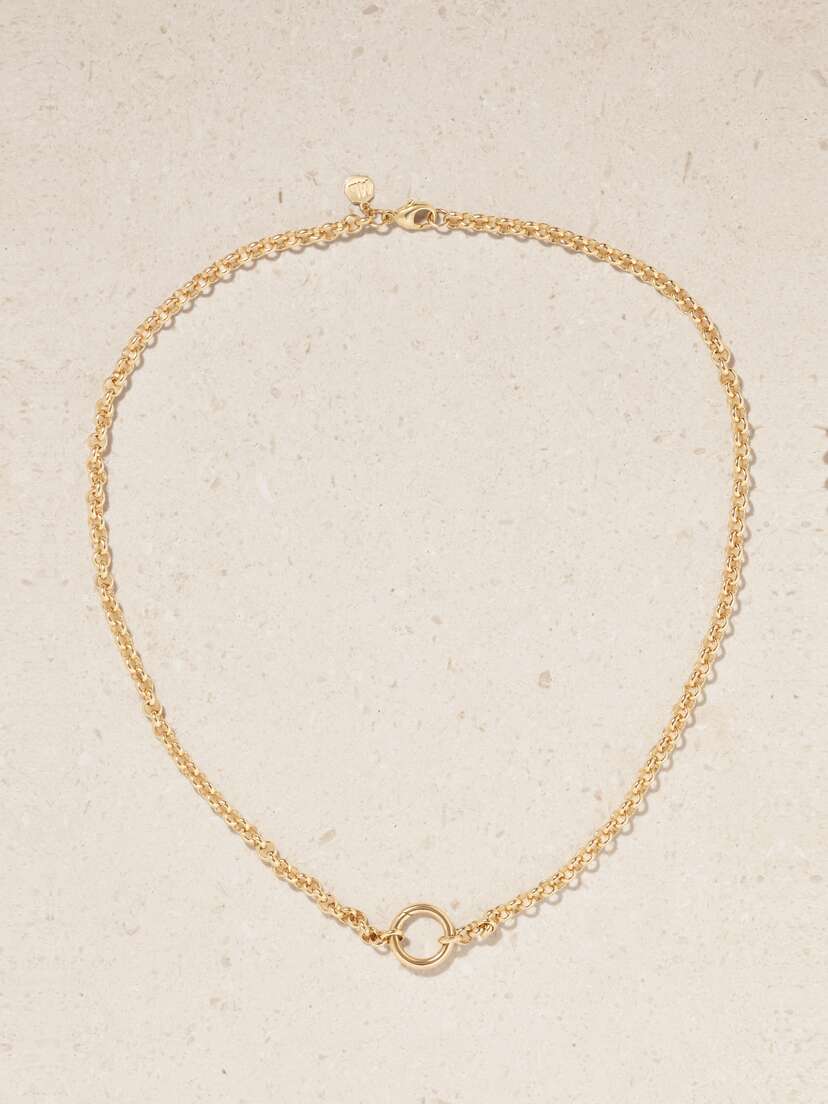 Marlo Laz 4.0 Rolo 14-karat Gold Necklace