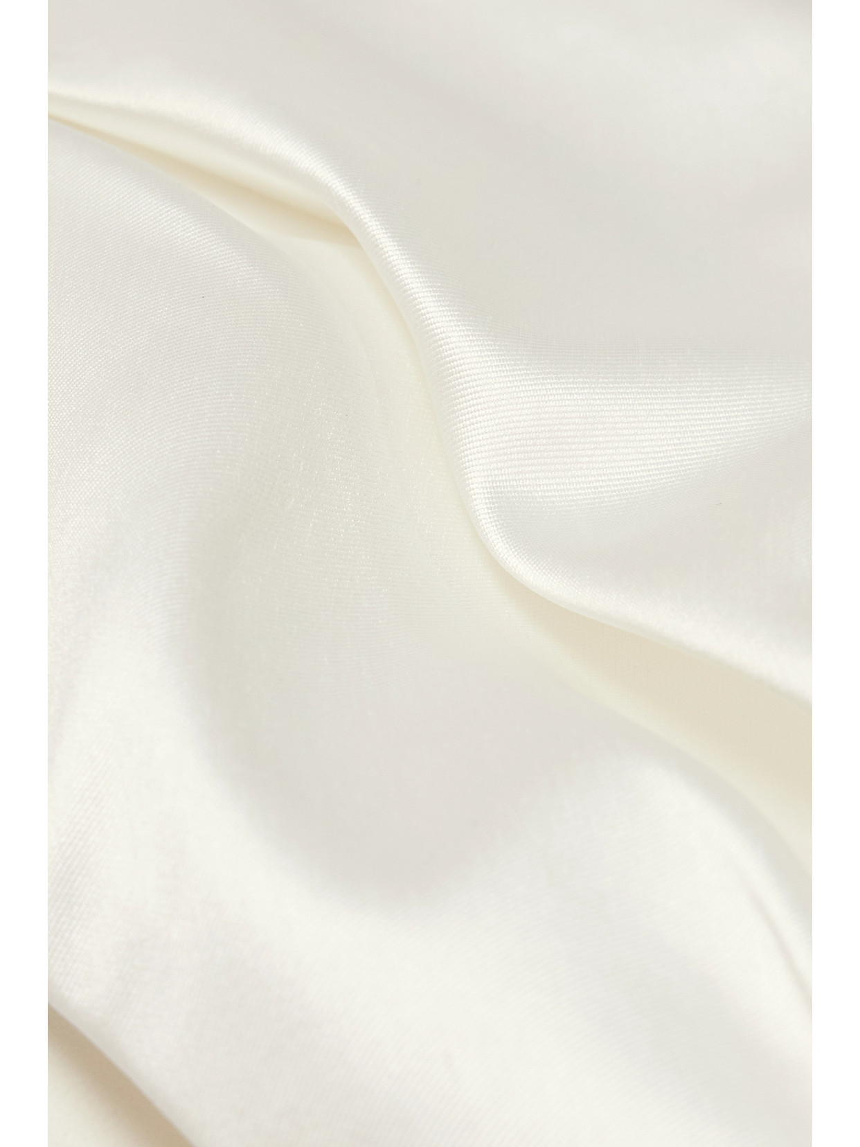 Solace London Alexis Off-the-shoulder Crepe And Satin-twill Gown In Cream
