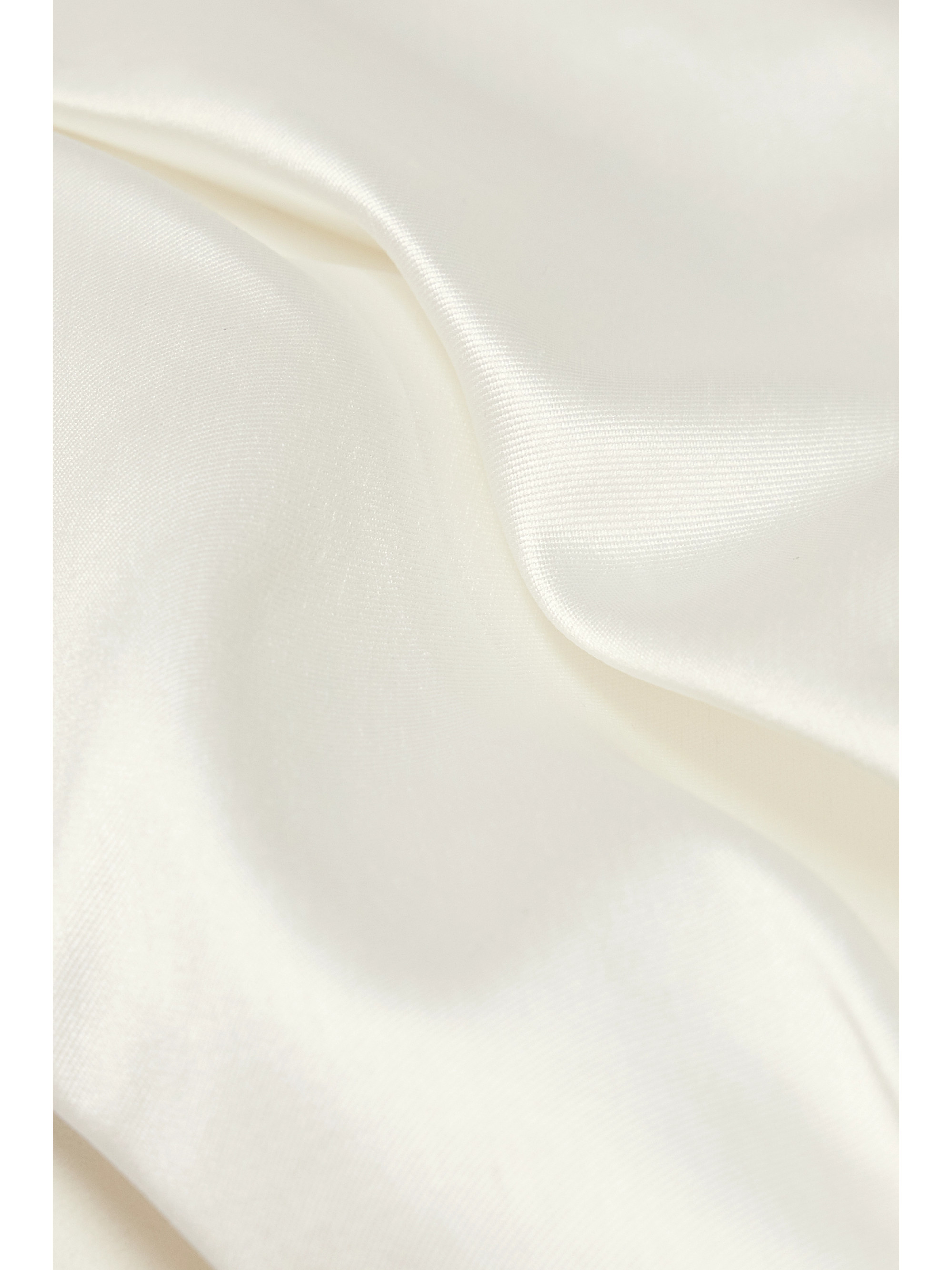 Solace London Alexis off-the-shoulder crepe and satin-twill gown