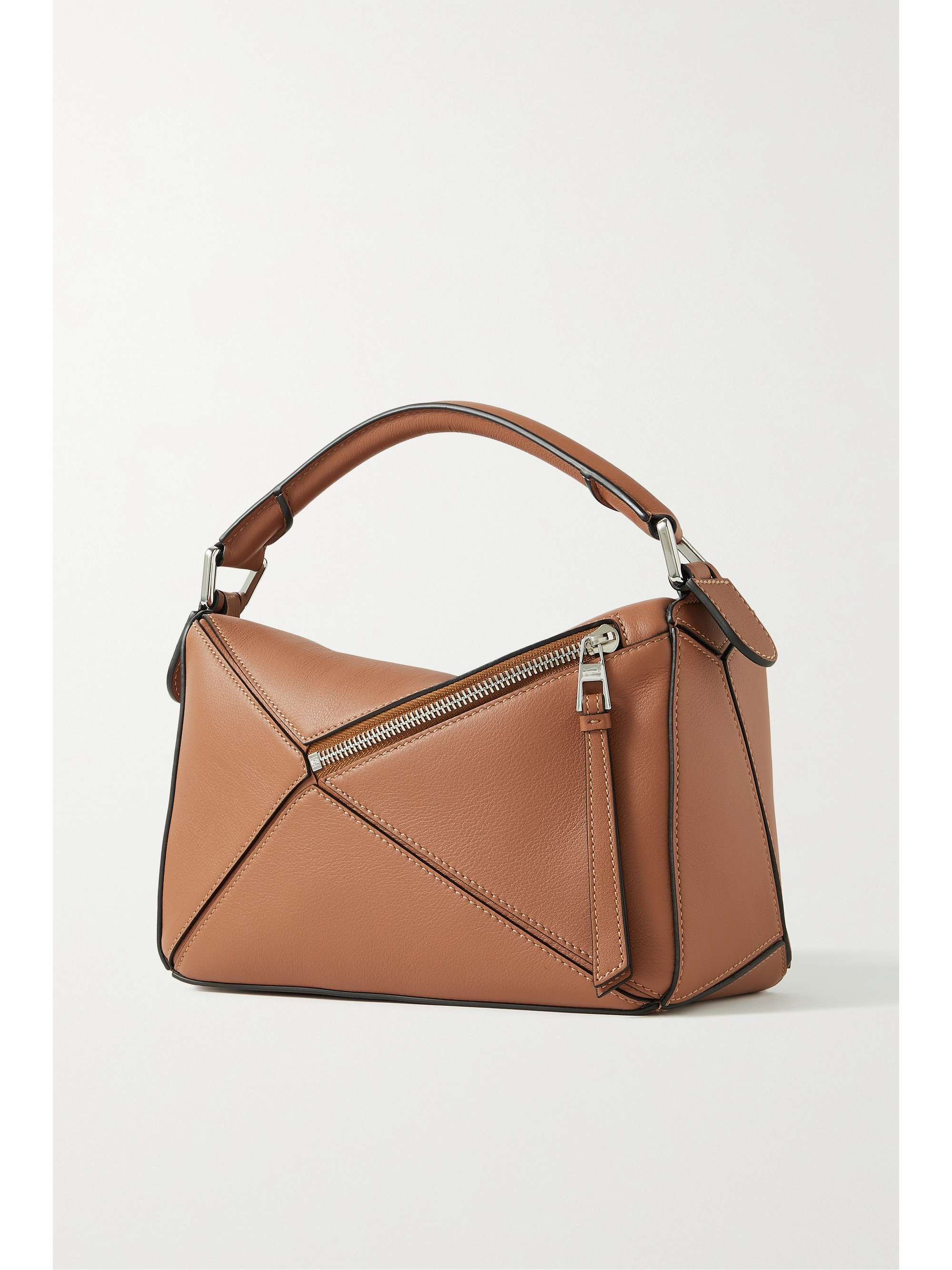 LOEWE Puzzle small textured-leather shoulder bag