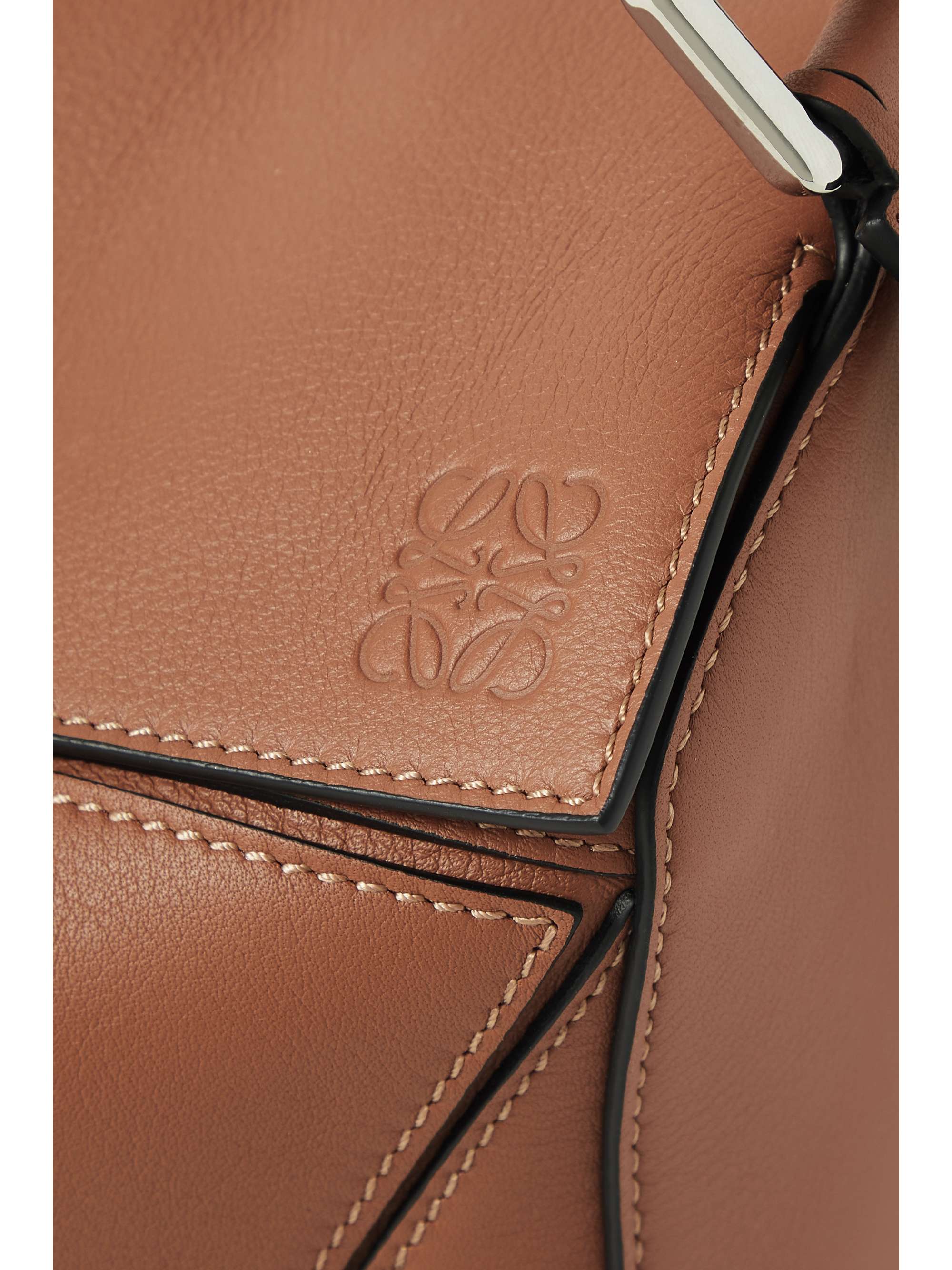 LOEWE Puzzle small textured-leather shoulder bag