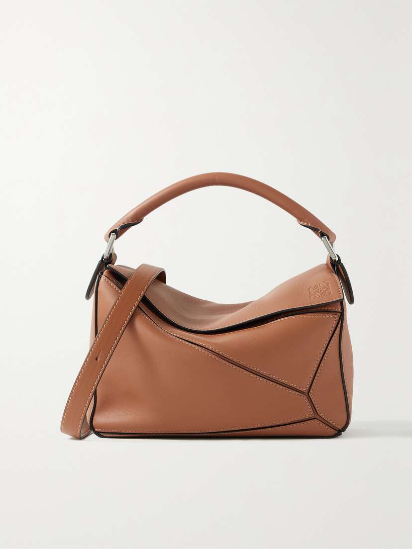 Loewe Puzzle Small Textured-leather Shoulder Bag