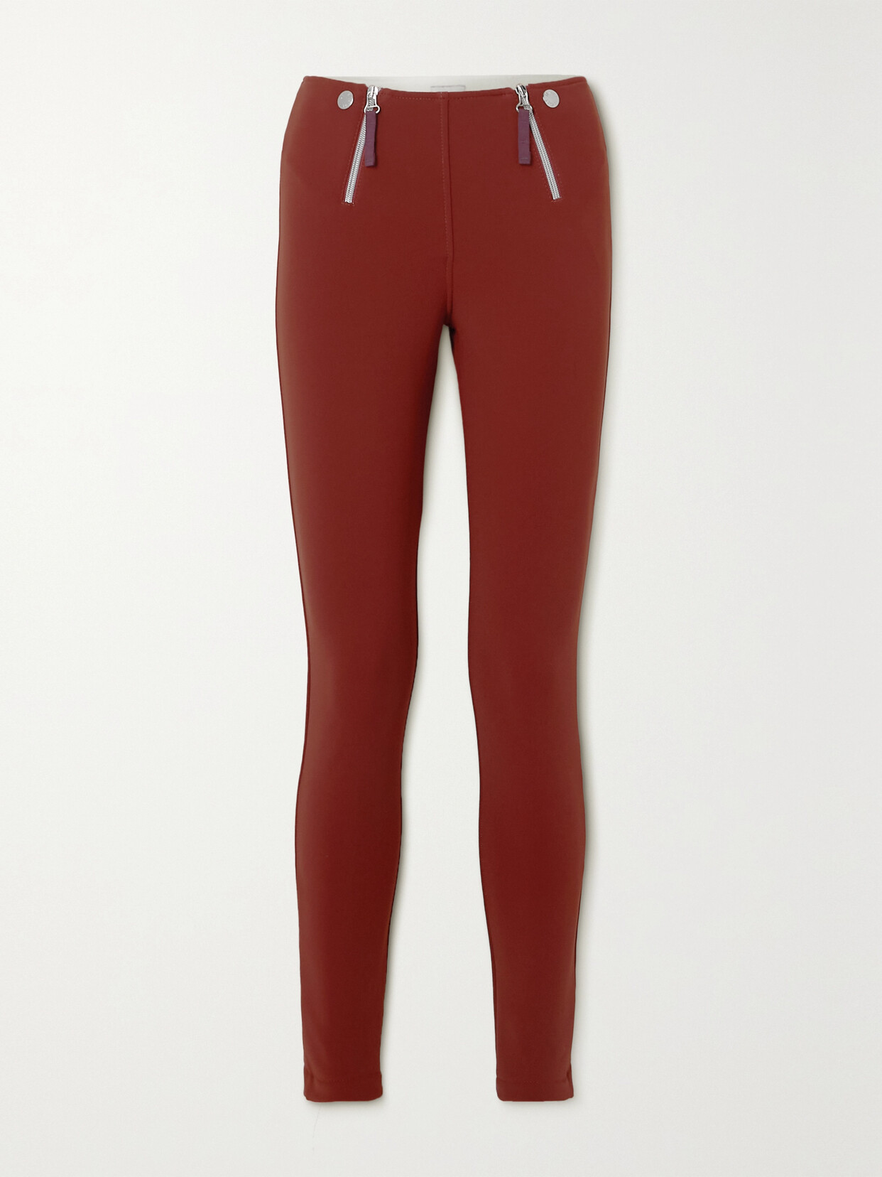 Jetset Brazil Slim-leg Ski Trousers In Burgundy