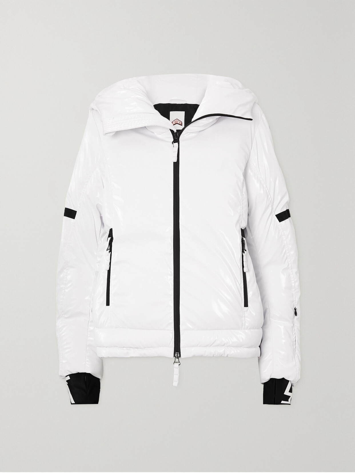 JETSET - Joanna Hooded Quilted Padded Ski Jacket - White