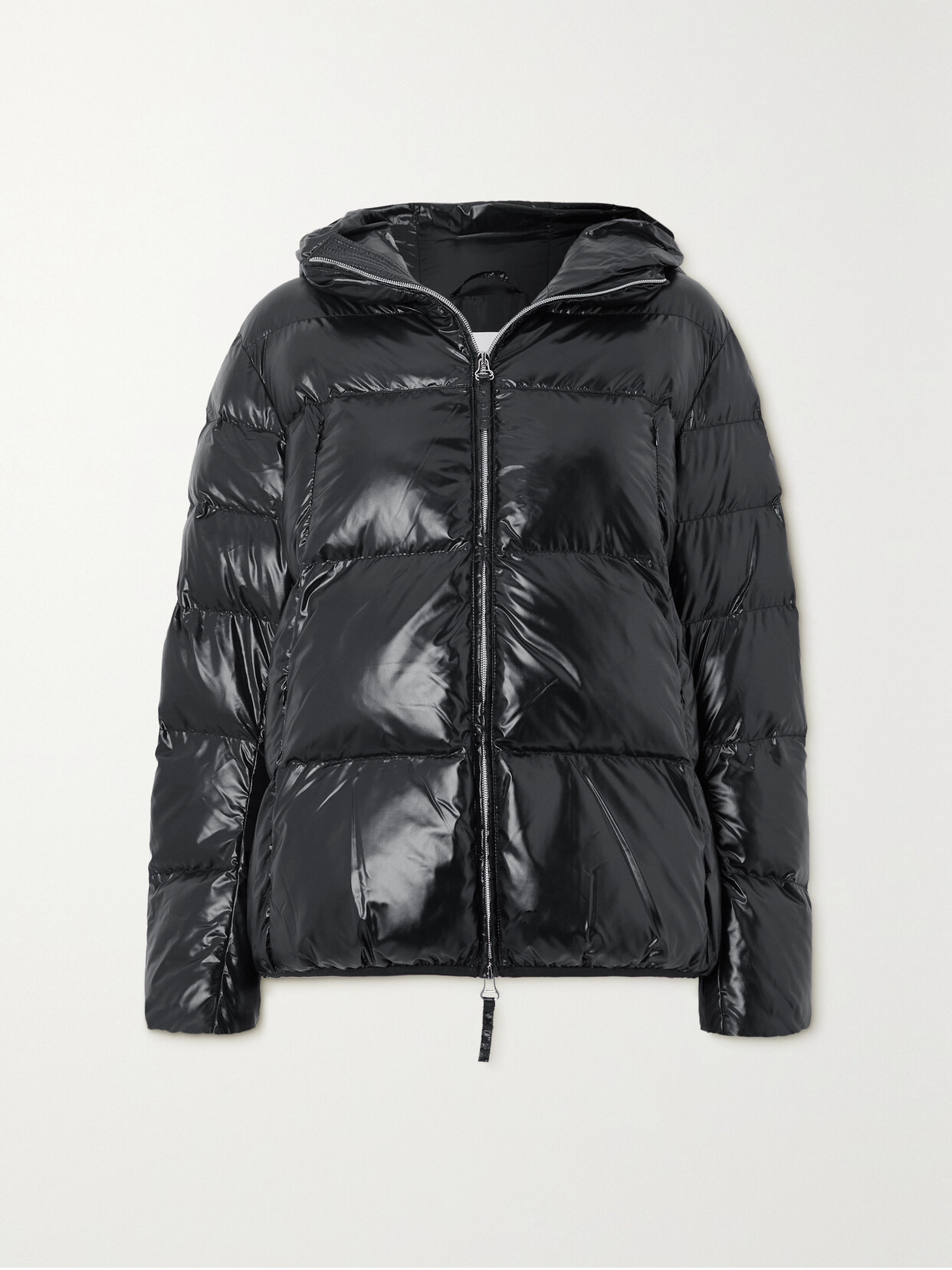 JETSET - Morzine Hooded Quilted Padded Ski Jacket - Black