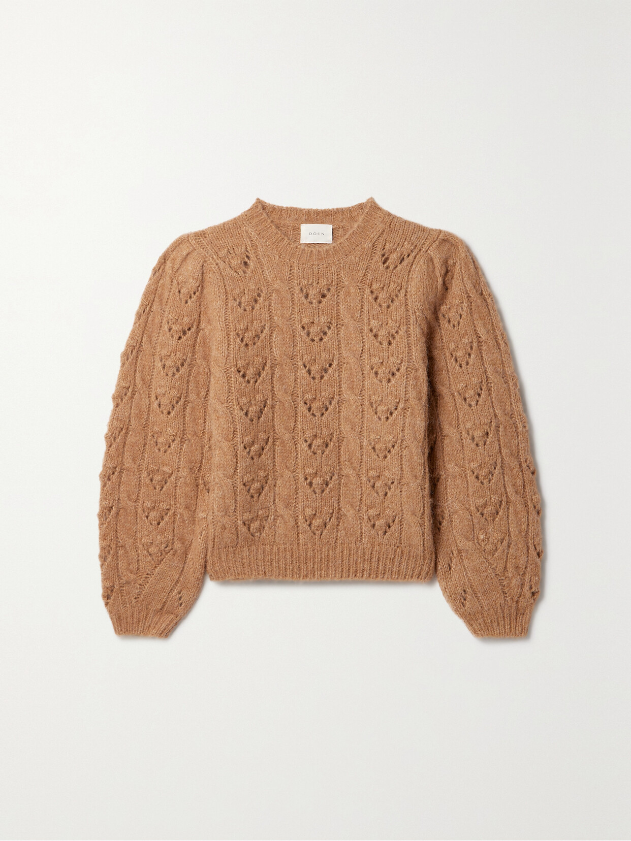 DÔEN - Tudor Alpaca-blend Sweater - Brown