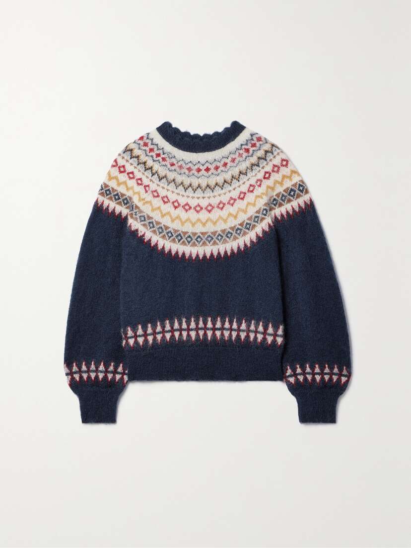 DÔEN Harvest Fair Isle Knitted Sweater
