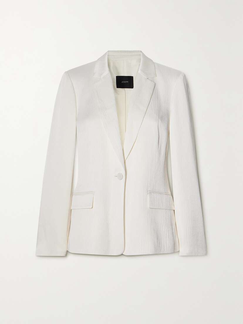 Joseph Joaquim Crinkled-satin Blazer