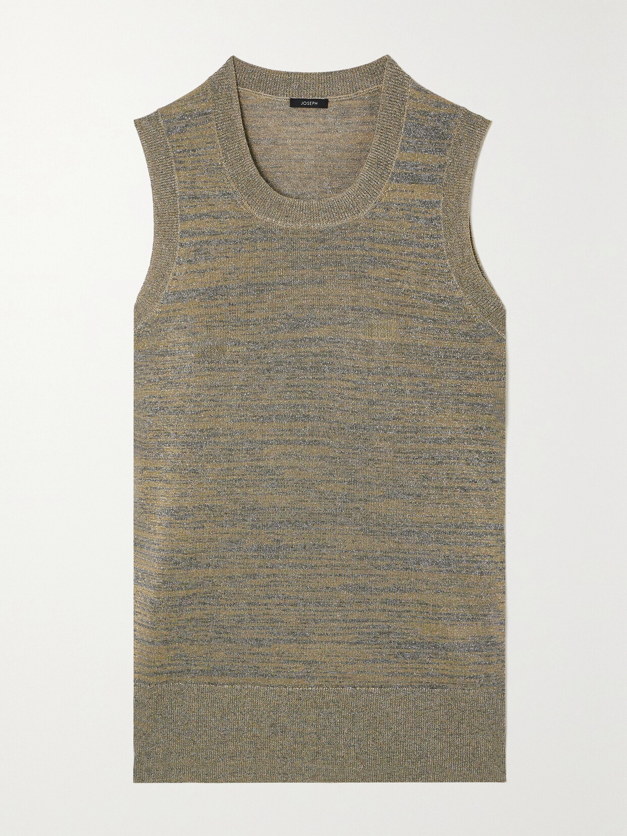 Joseph Metallic Knitted Vest