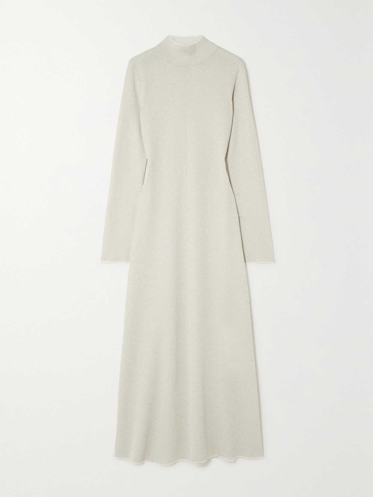 Joseph Metallic Merino Wool-blend Midi Dress