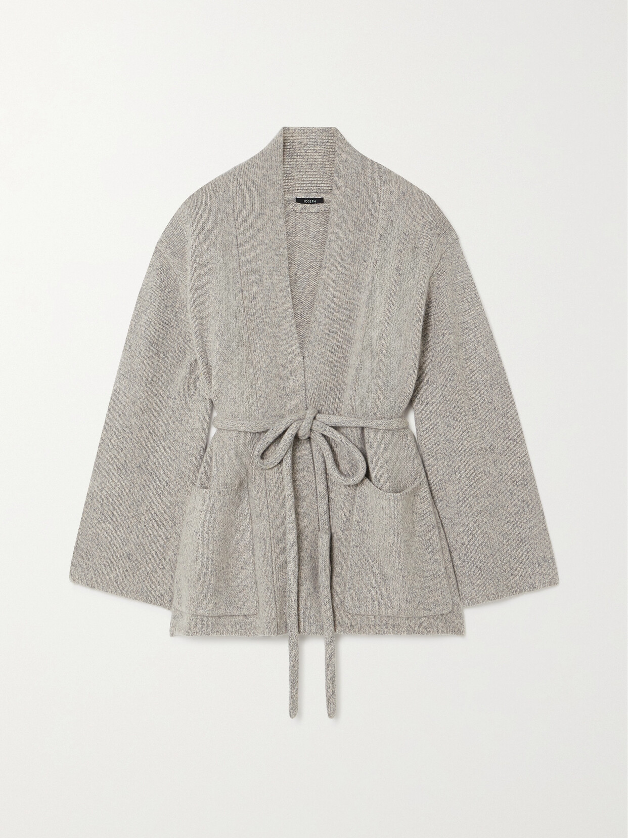 Joseph - Belted Cashmere Cardigan - Neutrals