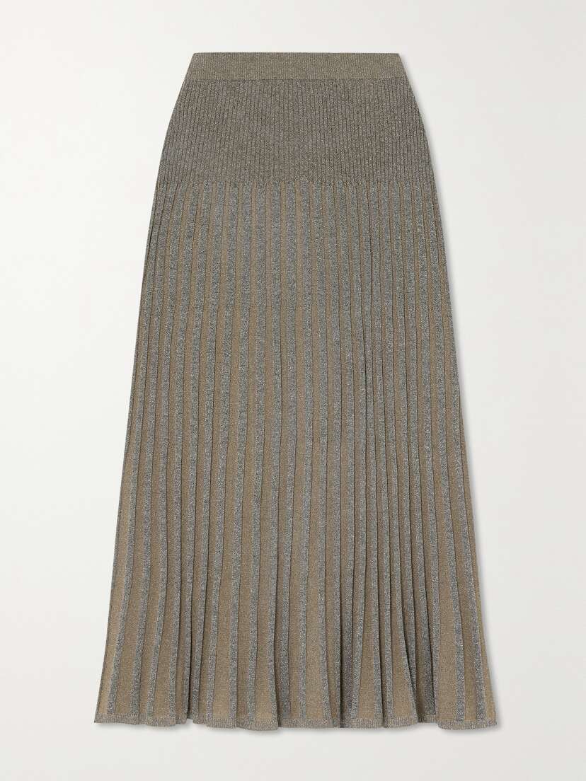 Joseph Ribbed-knit Midi Skirt - x large