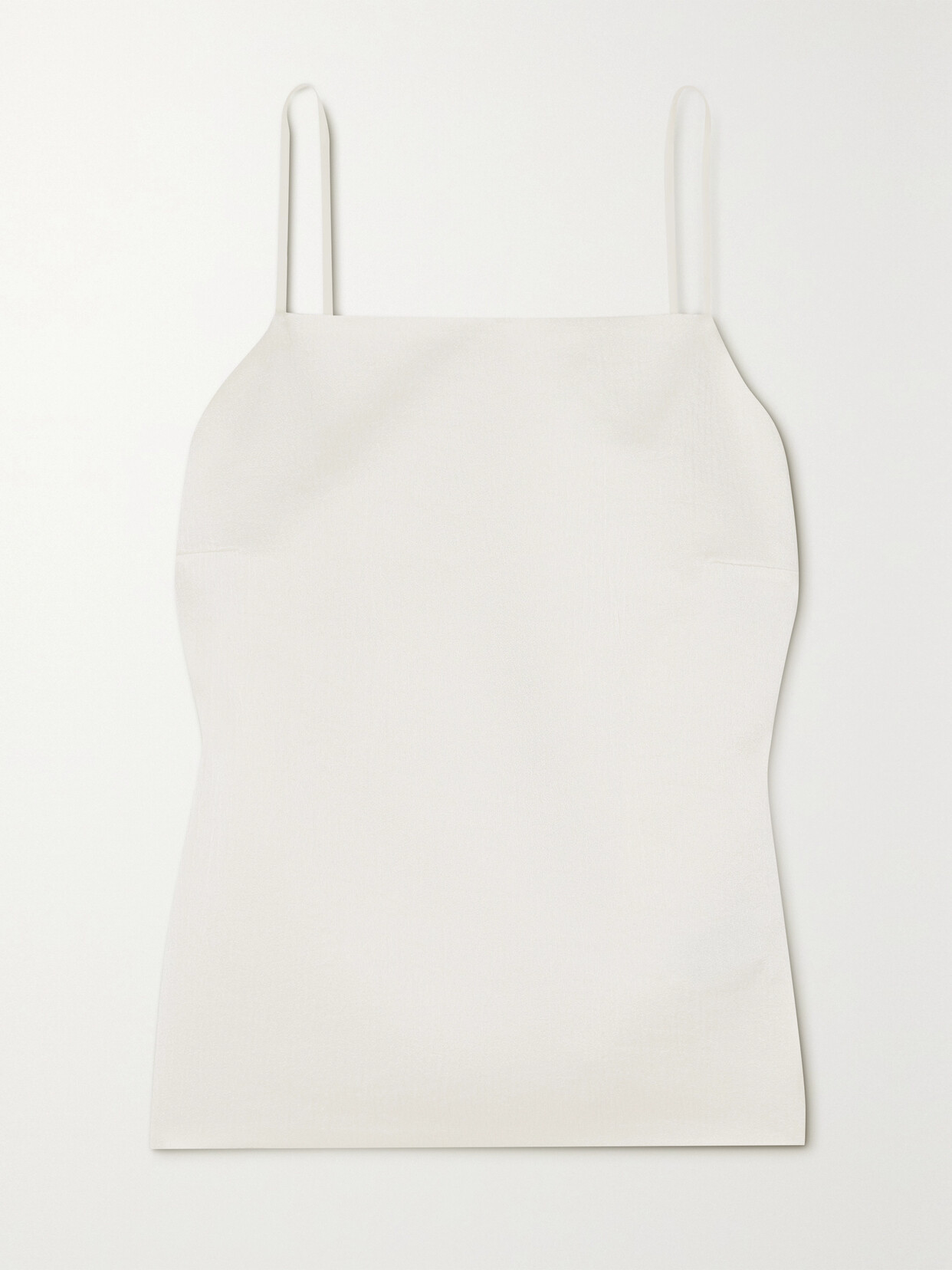 Joseph Baste Textured-satin Camisole Top In Ivory