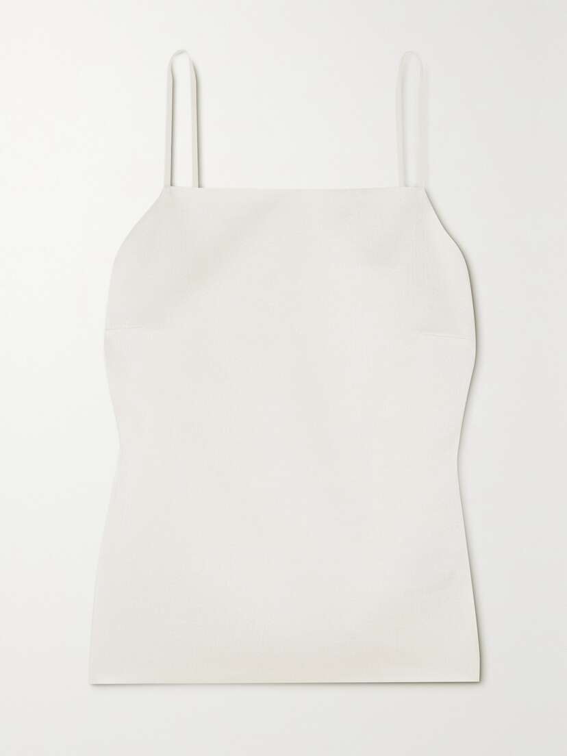 Joseph Baste Crinkled-satin Top