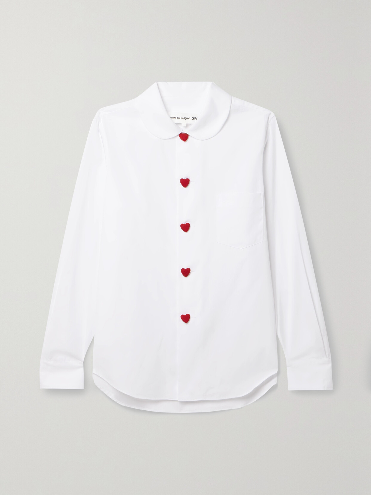 Comme des Garçons GIRL - Cotton-poplin Shirt - White