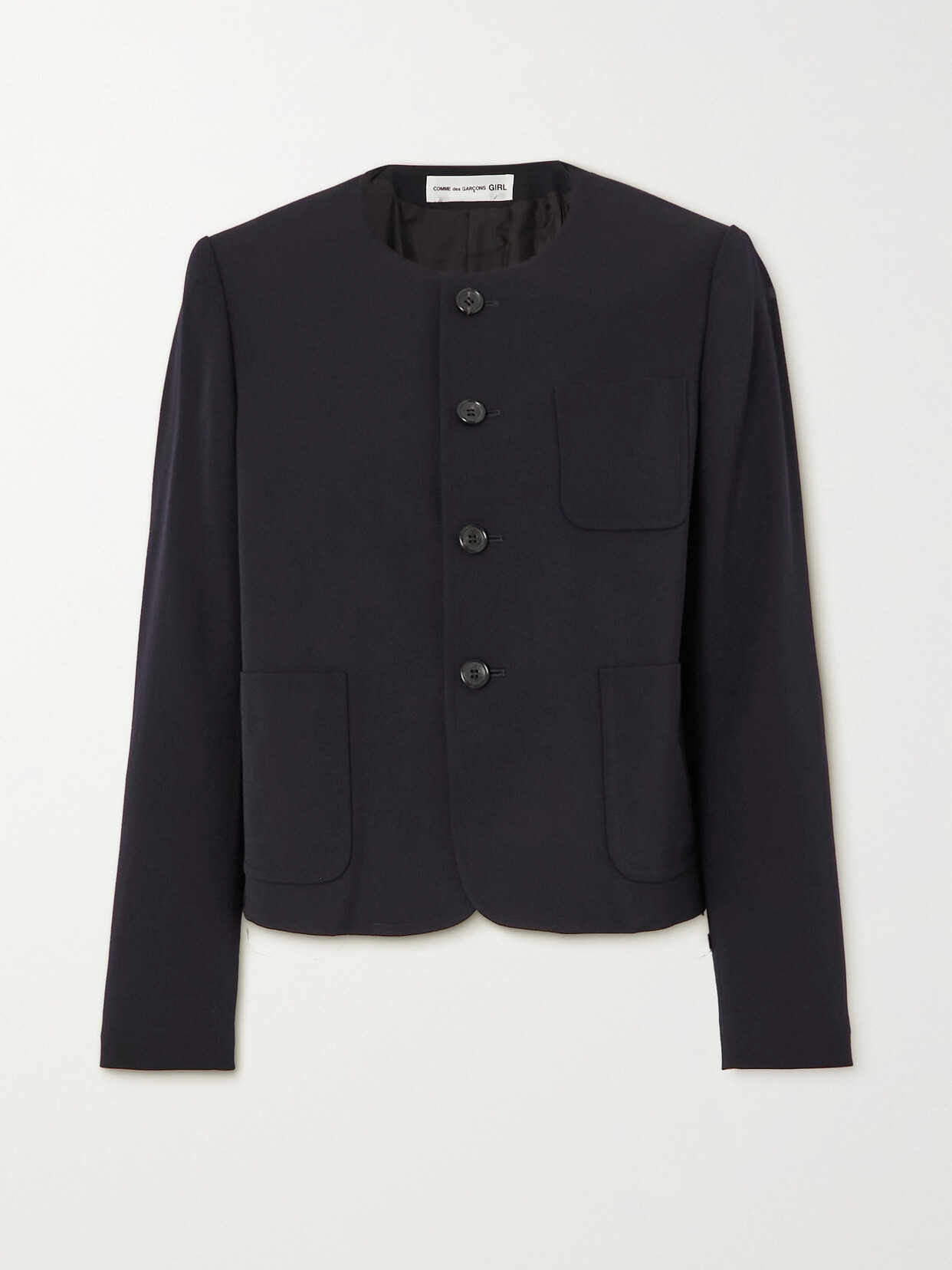 Comme des Garçons GIRL - Wool-gabardine Jacket - Blue