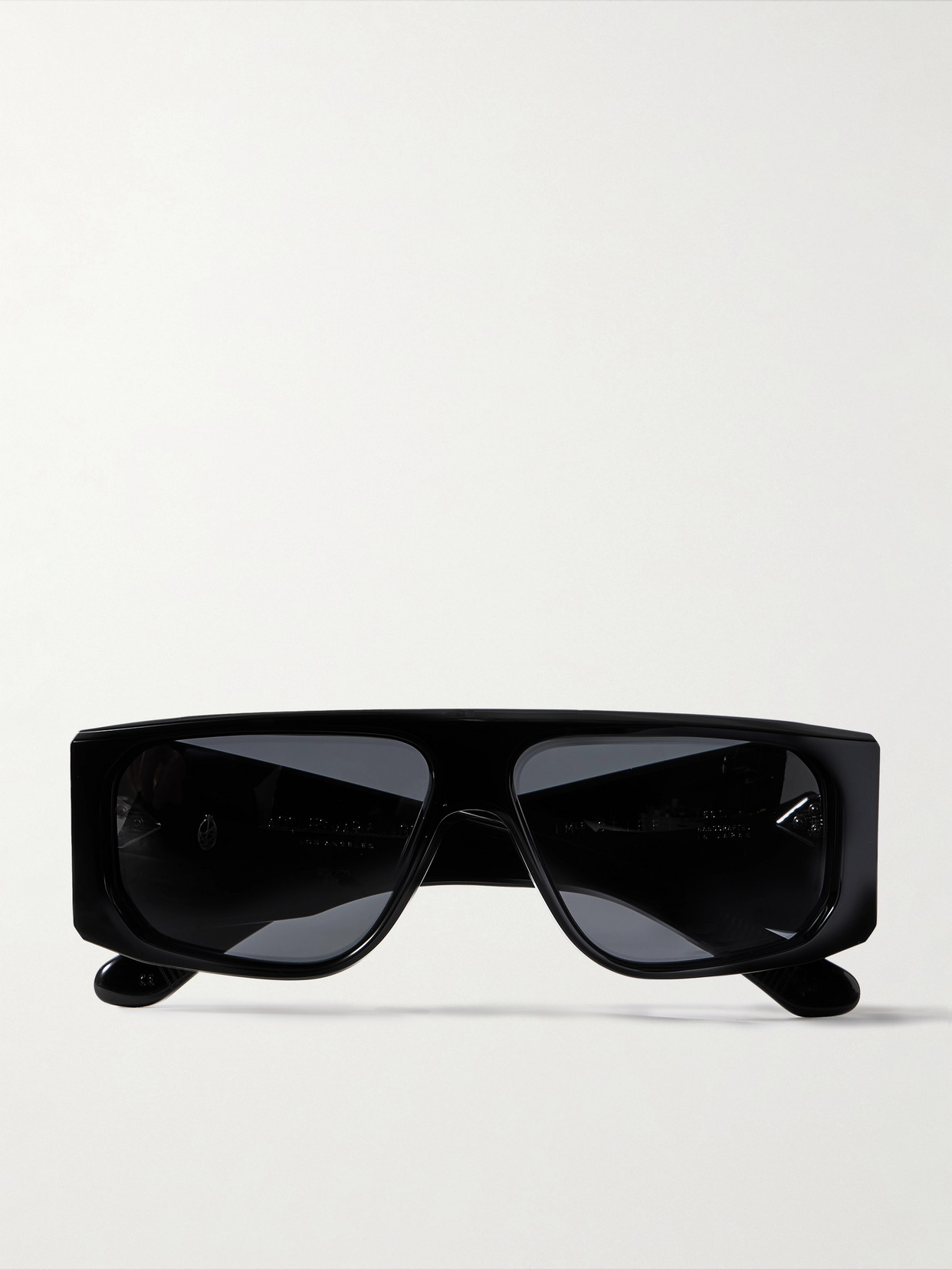 Jacques Marie Mage Cliff D-frame Acetate Sunglasses In Black