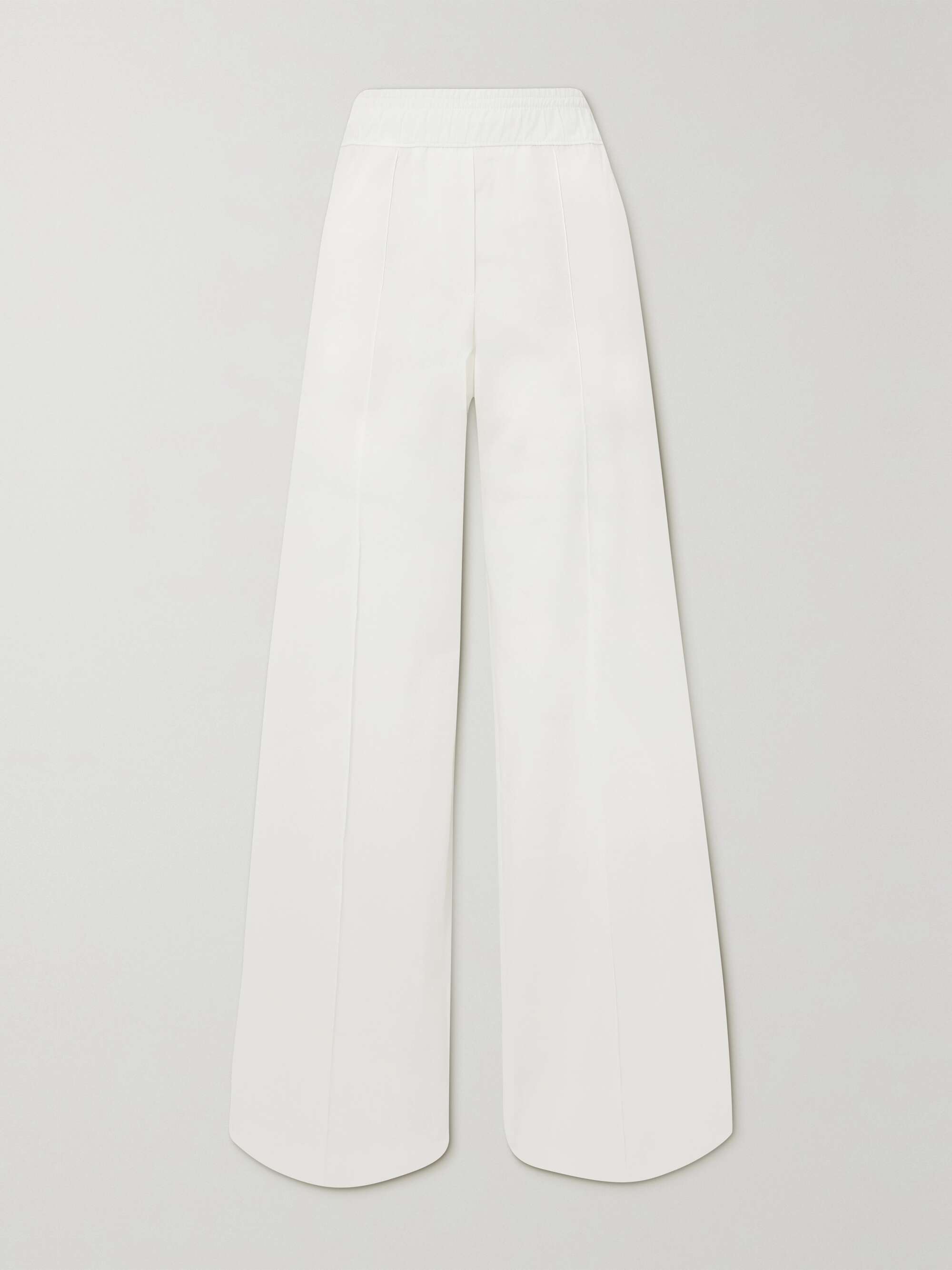 BRUNELLO CUCINELLI Wide leg cotton jersey pants NET A PORTER
