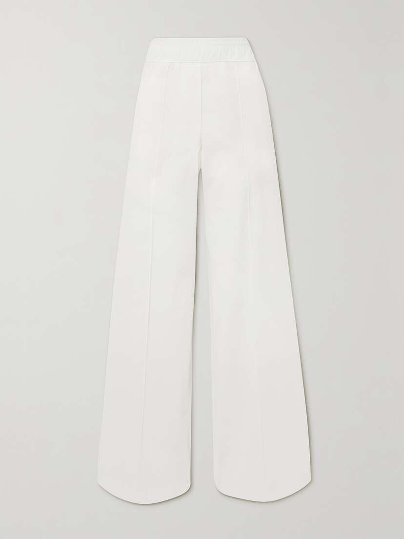 Brunello Cucinelli Wide-leg Cotton-jersey Pants