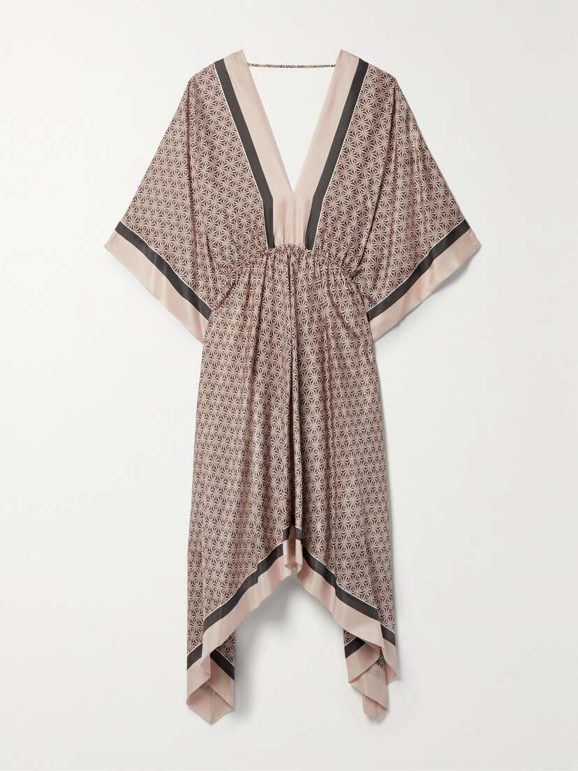 Brunello Cucinelli Printed Silk Dress