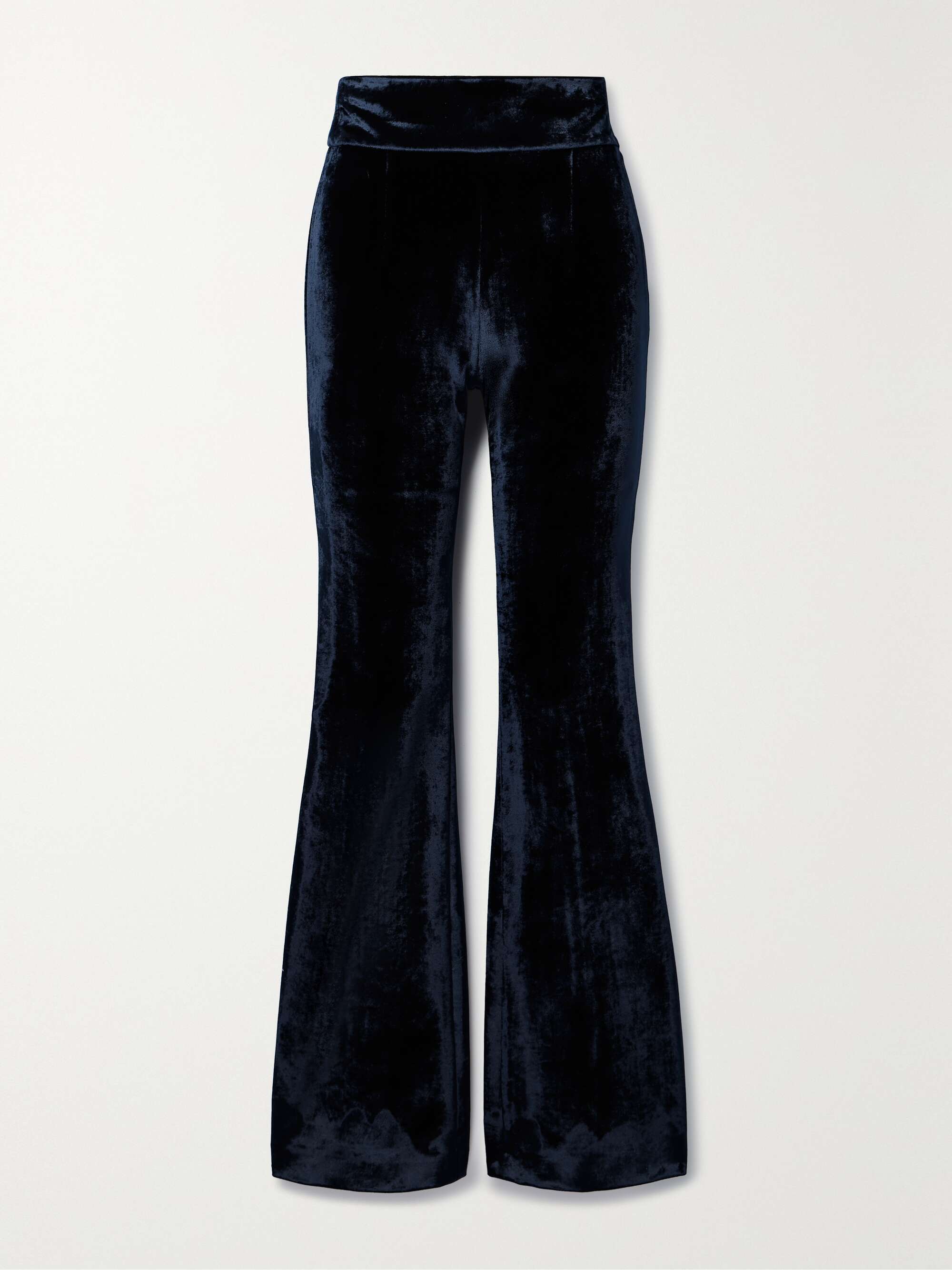 GALVAN Velvet flared pants | NET-A-PORTER