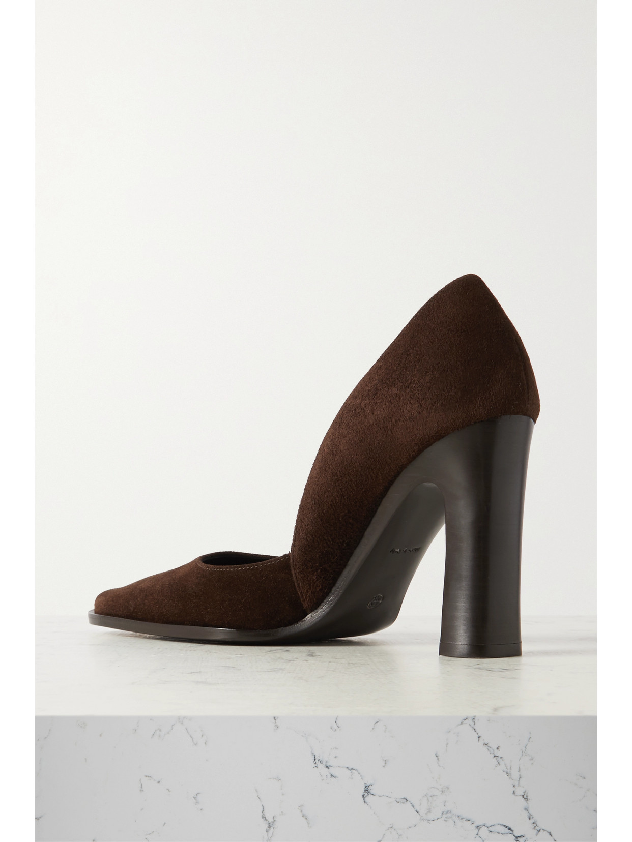 The Row Mae Suede Pumps In Brown