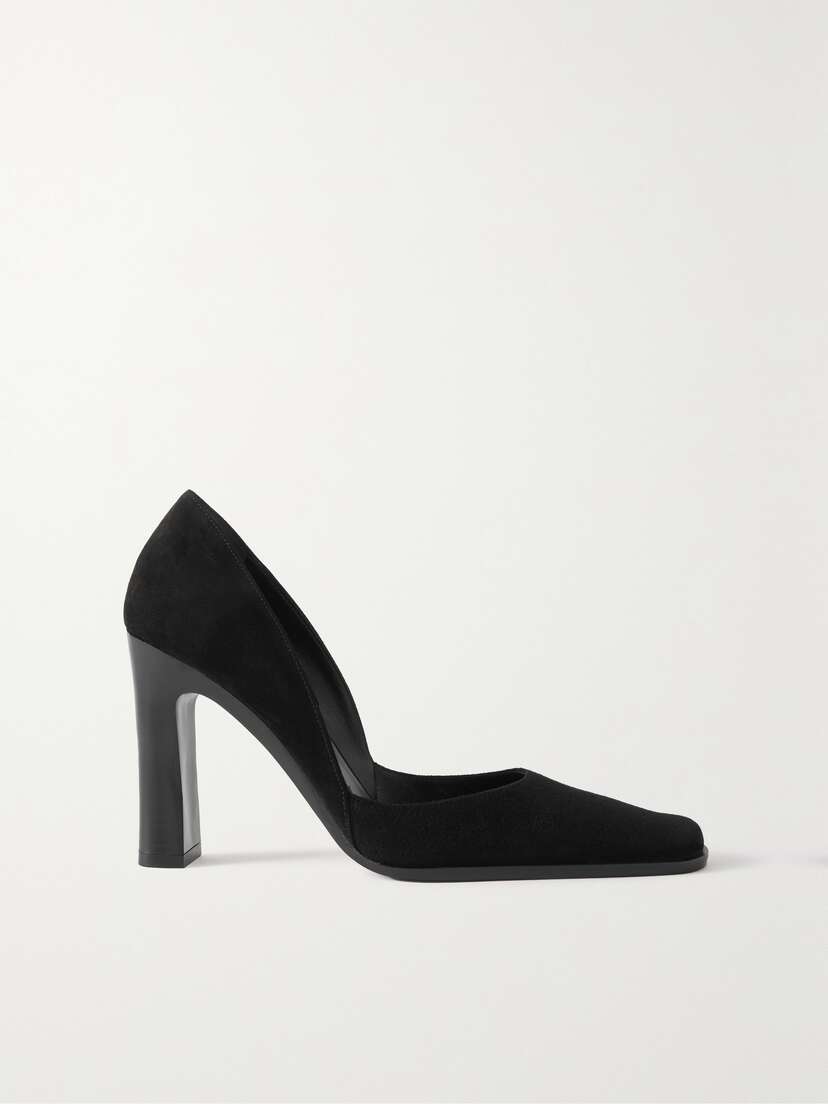 The Row — Mae suede pumps