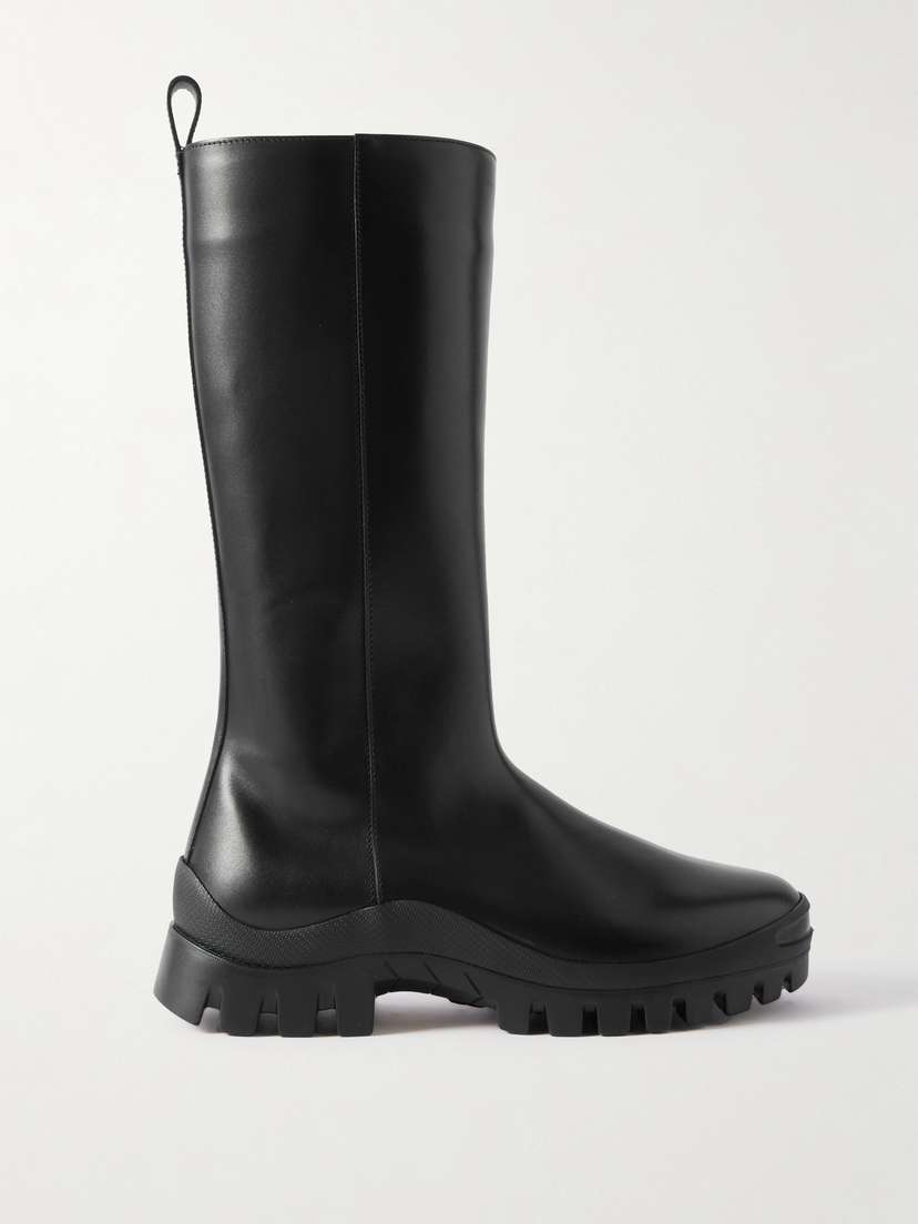 The Row Greta Leather Boots