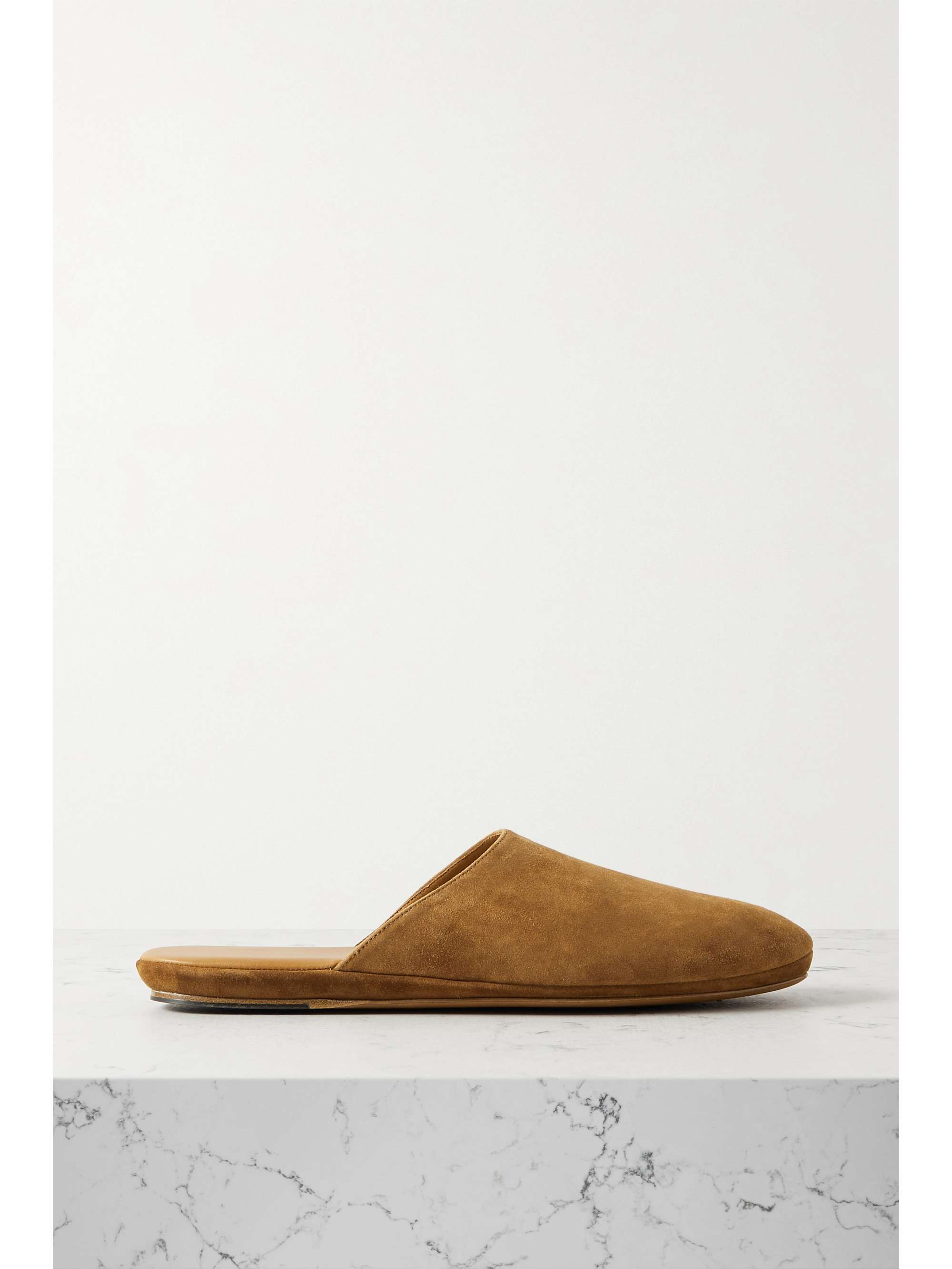 The Row Franco Suede Slippers