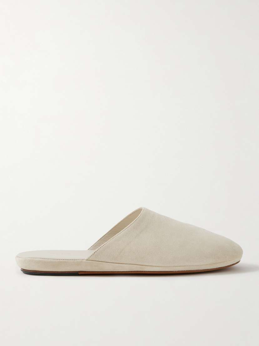 The Row Franco Suede Slippers
