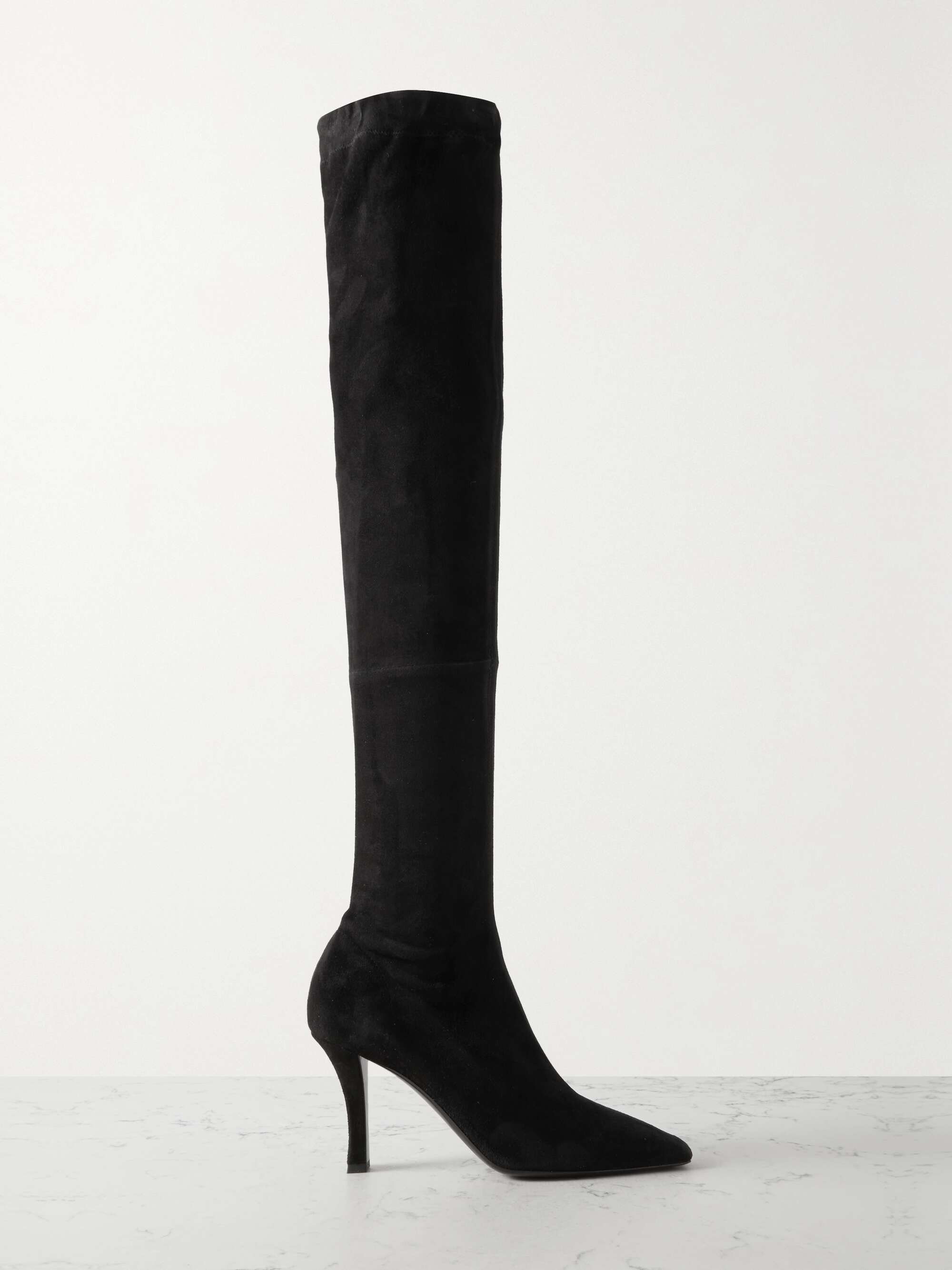 THE ROW Annette suede thigh boots | NET-A-PORTER