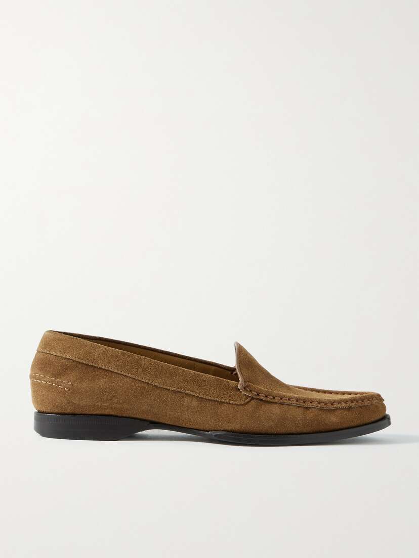 The Row Ruth Suede Loafers