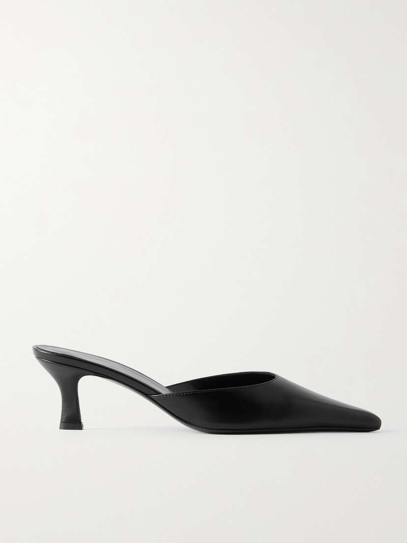 The Row Cybil Leather Mules