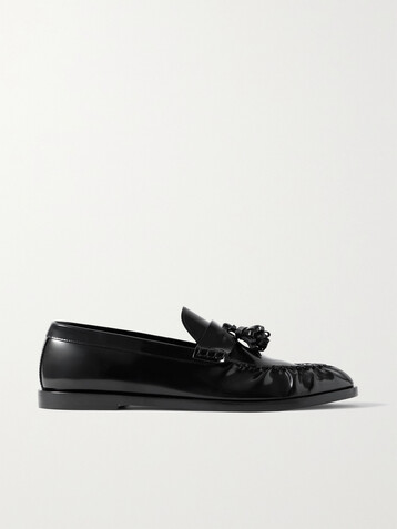 The Row Tasseled leather loafers