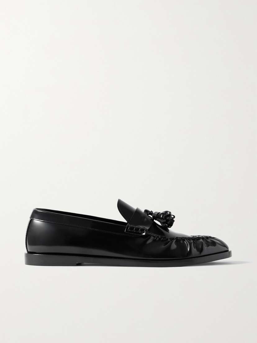 The Row Tasseled Leather Loafers