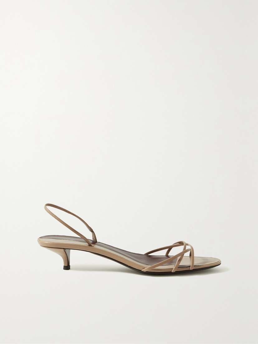 The Row Harlow Leather Slingback Sandals