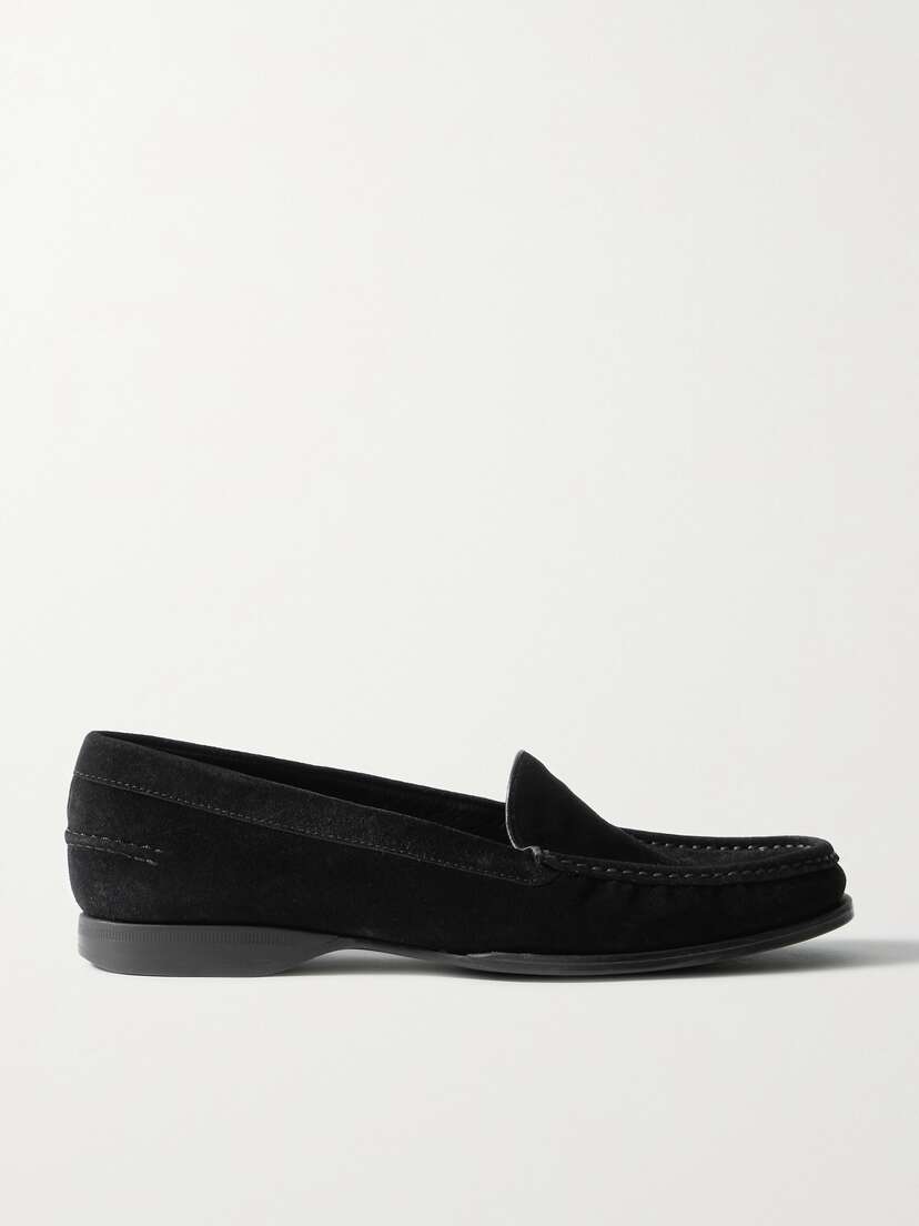 The Row Ruth Suede Loafers