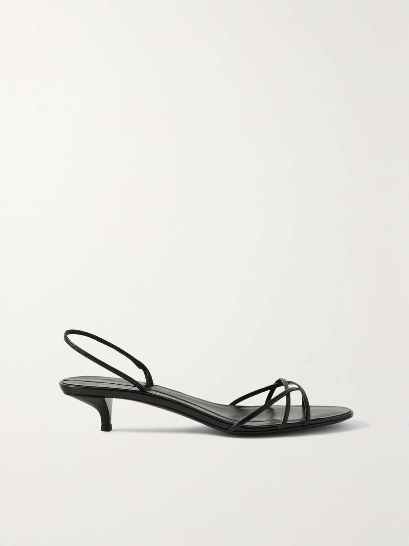 The Row Harlow Leather Slingback Sandals