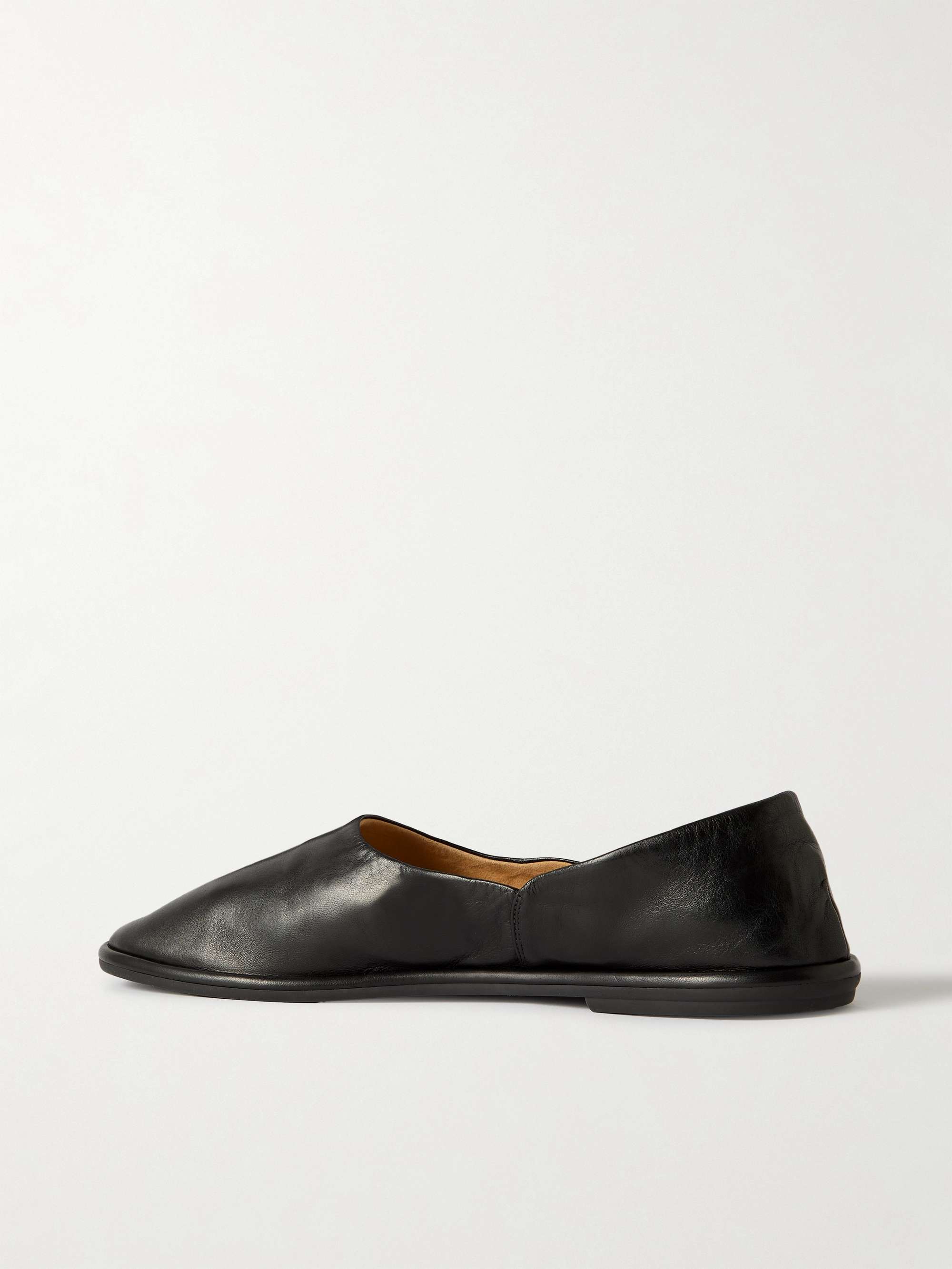 THE ROW Canal leather ballet flats