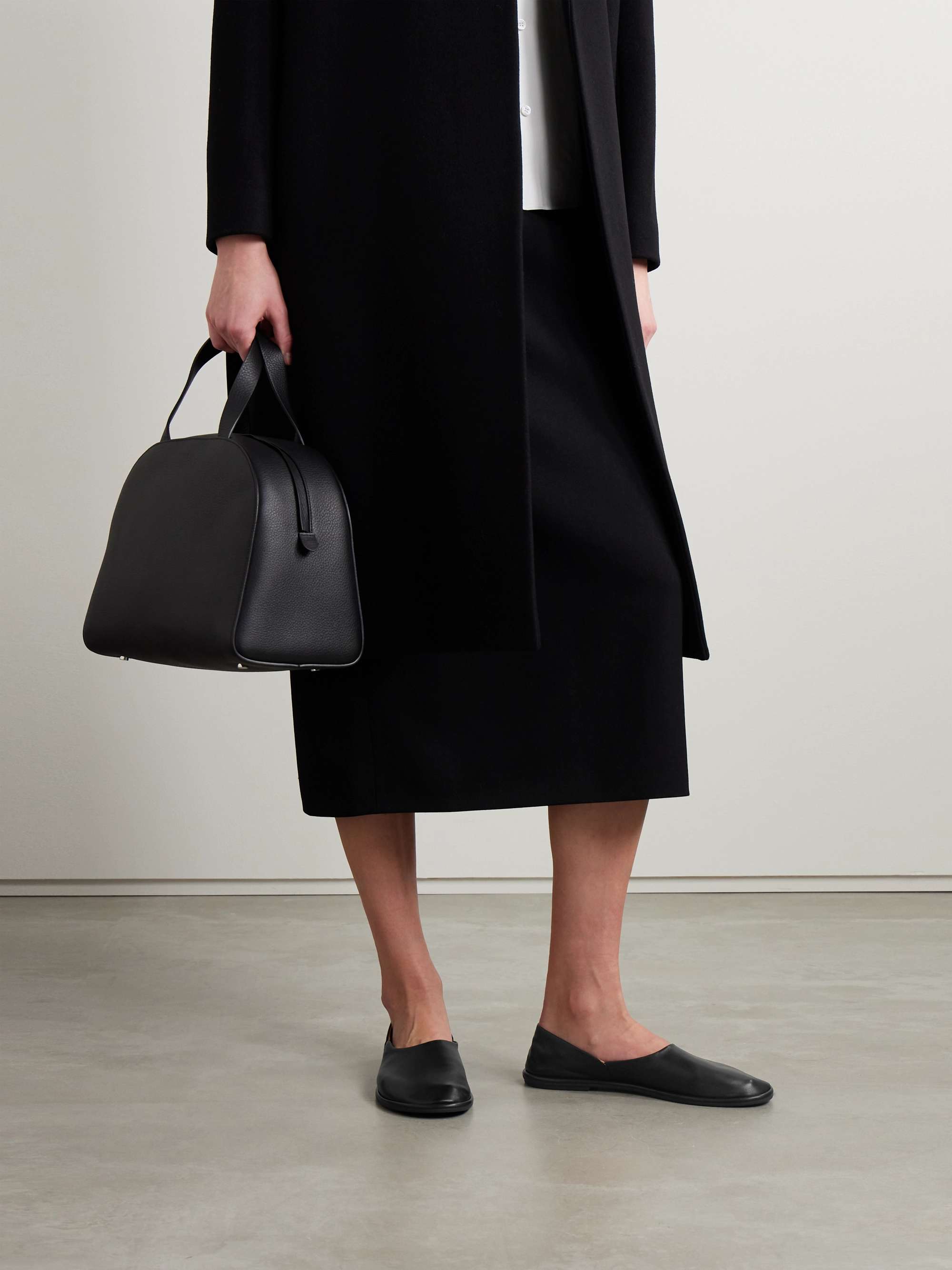 THE ROW Canal leather ballet flats
