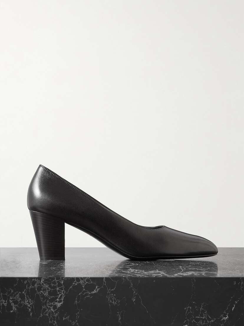 The Row Luisa Leather Pumps