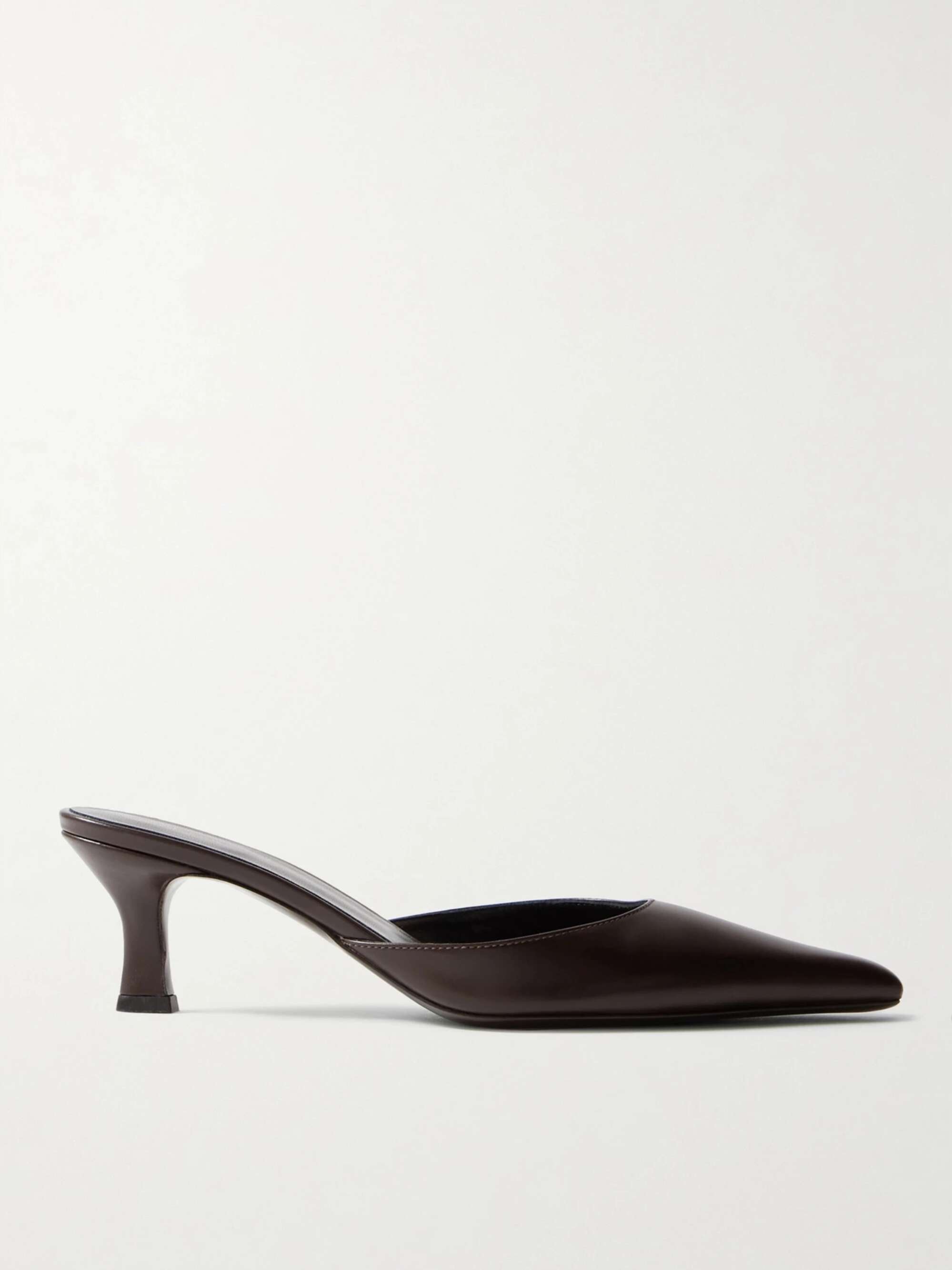 THE ROW Cybil leather mules | NET-A-PORTER