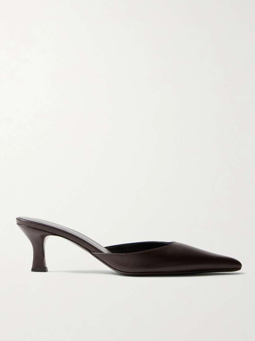 The Row Cybil Leather Mules