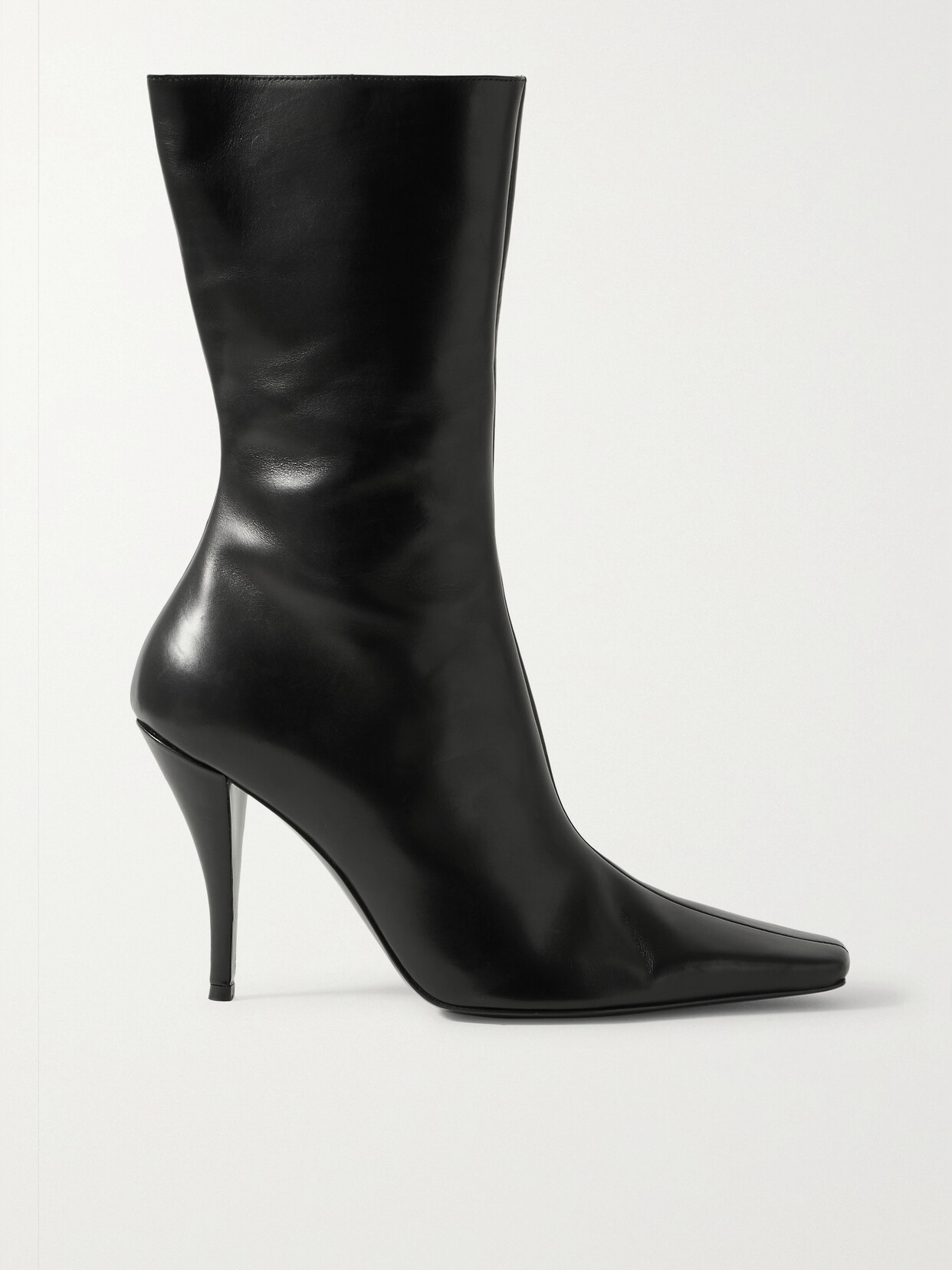 The Row - Shrimpton Leather Ankle Boots - Black