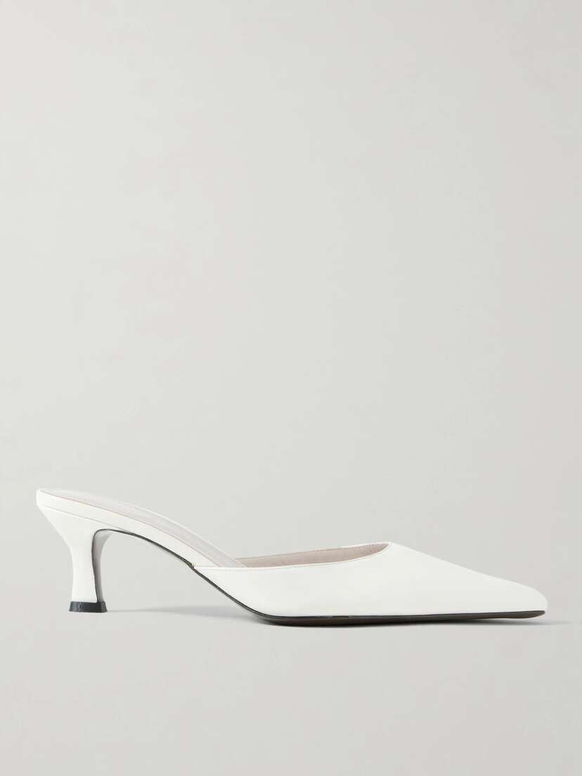 The Row Cybil Leather Mules