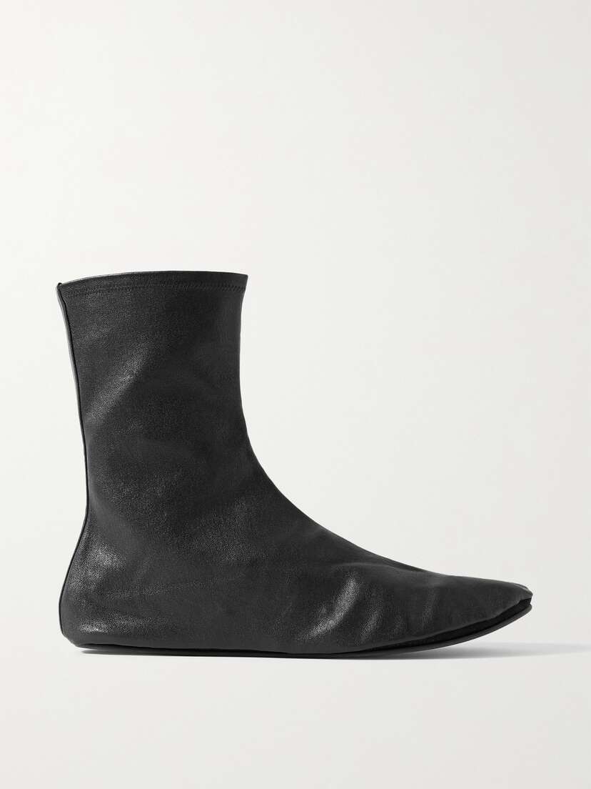 The Row Lulu Stretch-leather Ankle Boots